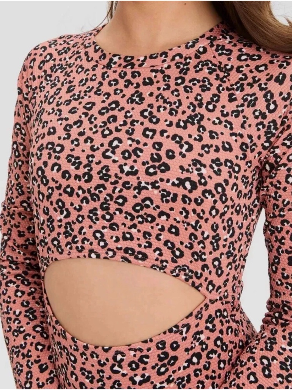 Art Class Girls Large 10/12 Leopard One Piece Swimsuit Rash Guard NEW - Picture 3 of 9